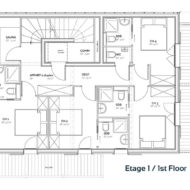 Pure Morzine Apartment Chez Pépé 2 Floorplan 1