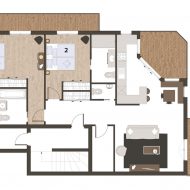 Apartment La Reserve 1 Pure Morzine Floor Plan