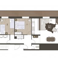 Apartment Rhodos Pure Morzine Floor Plan