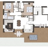 Apartment Télébenne1 Pure Morzine Floor Plan