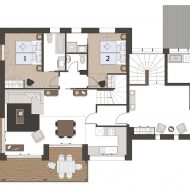 Apartment Télébenne2 Pure Morzine Floor Plan First Floor