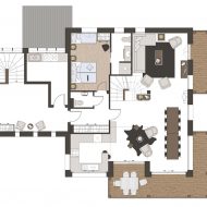 Apartment Télébenne4 Pure Morzine Floor Plan First Floor