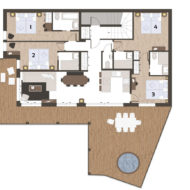 Apartment Vigneron Pure Morzine Floor Plan