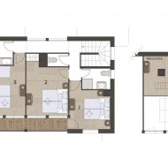 Chalet Les Forclettes Pure Morzine Floor Plan 1st Floor Mezzanine