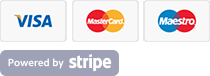 Secure payment by Stripe